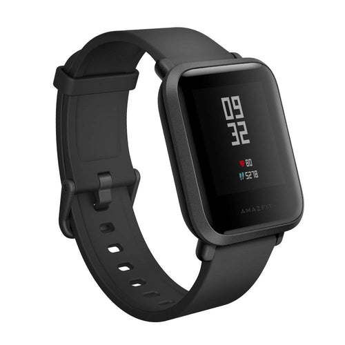 Amazfit Bip Smartwatch by Huami with All-Day Heart Rate and Activity Tracking, Sleep Monitoring, GPS, Ultra-Long Battery Life, Bluetooth, US Service and Warranty - A1608 Black